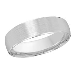 14K WG Heavy Weight 6MM Band S