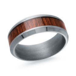 8MM Tantalum with Wood Inlay B