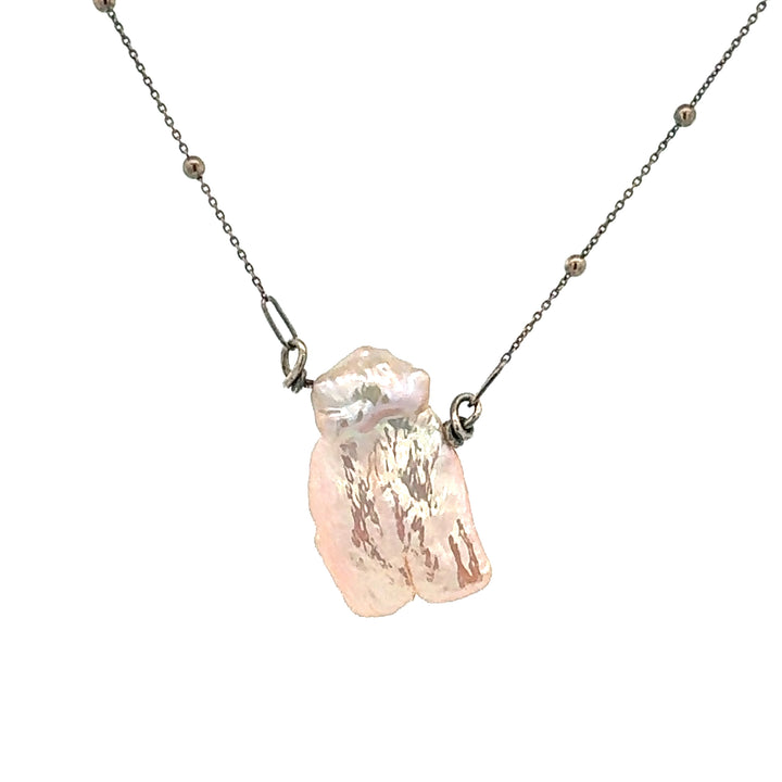 Sterling Silver Pearl Necklace