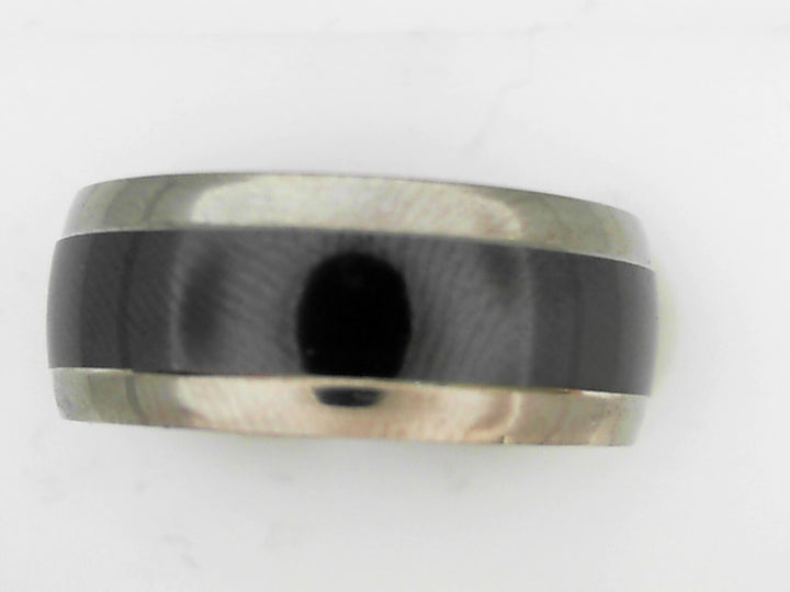 Titanium/Ceramic Wedding Band