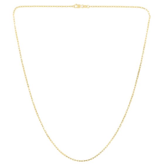 14KY Gold 1.3mm French Cable Chain