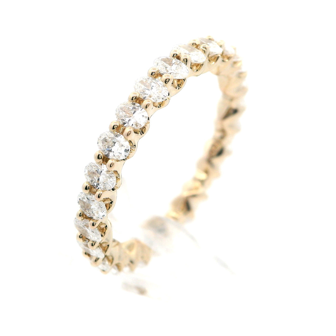 14KY OV Dia (1.39cttw)Eternity Band 6.5