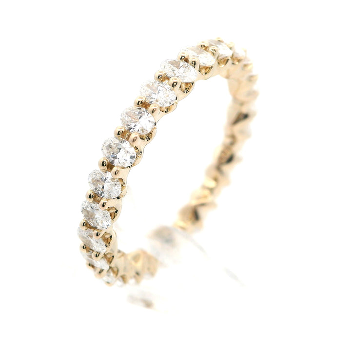 14KY OV Dia (1.39cttw)Eternity Band 6.5
