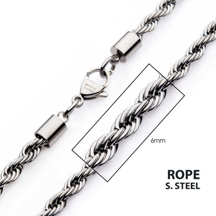 24" 6mm Stainless Steel Rope C