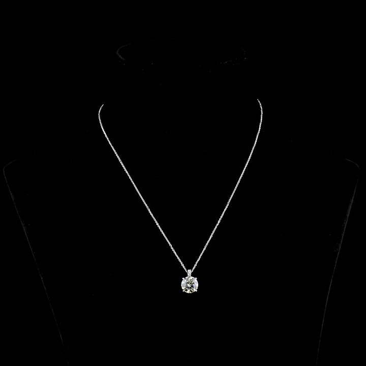 2.56 Cts 14K WHITE GOLD Round