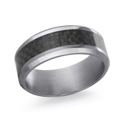 8MM Tantalum Band with Carbon