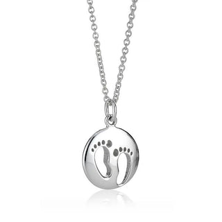 Pendants (Baby Feet Token) .925 Sterling Silver