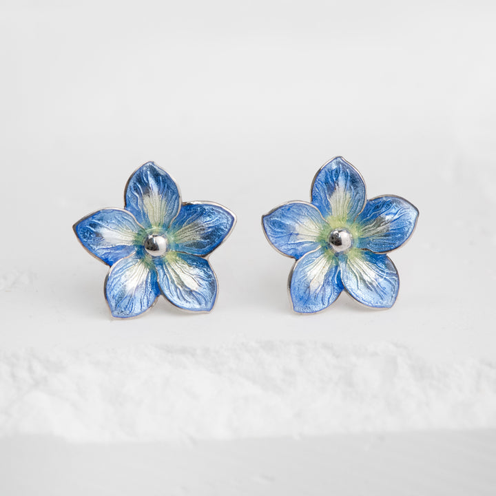 SS Blue Forget Me Not Post Ear