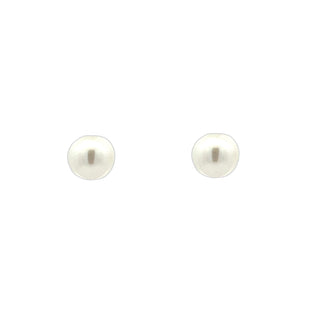 14KW 6mm White Akoya Pearl Ear