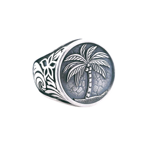 Sterling Silver Big Palm Tree