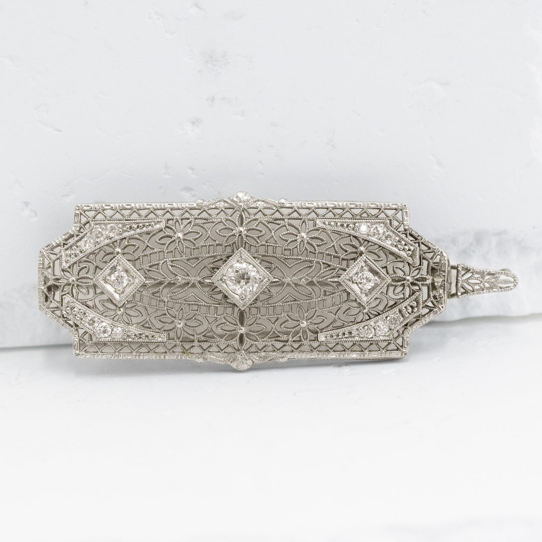 Plat Antique .60ctw H/I VS2/SI