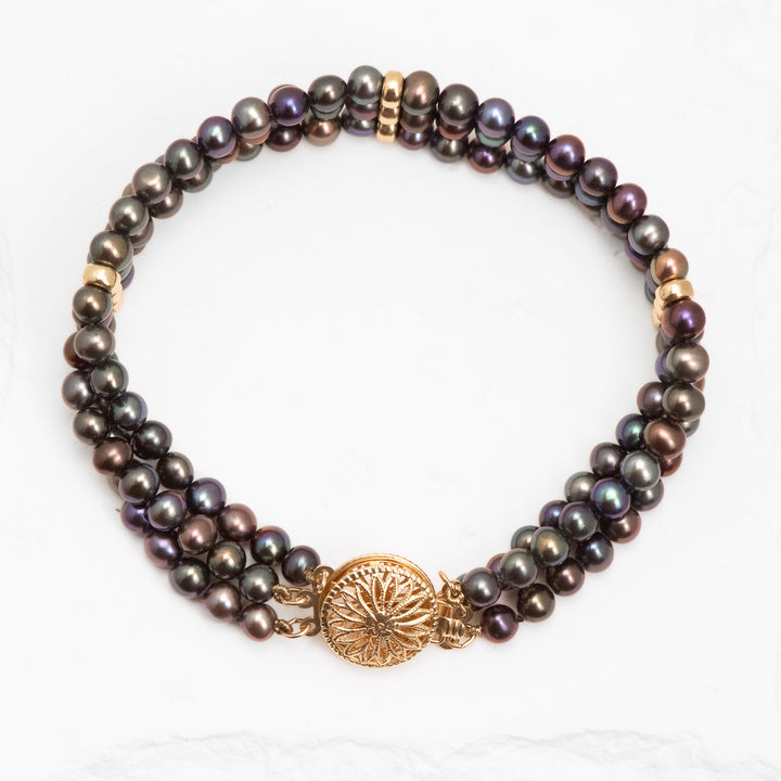 14KY 4.2-4.5mm Tahitian Pearl