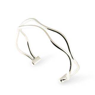 SS Wire Bent Cuff Bracelet