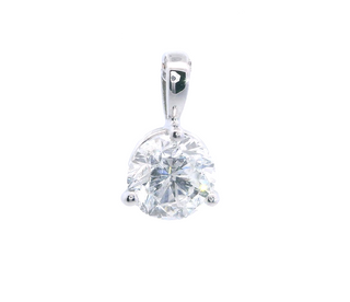 14KW 6mm RD Diamond Pendant (1