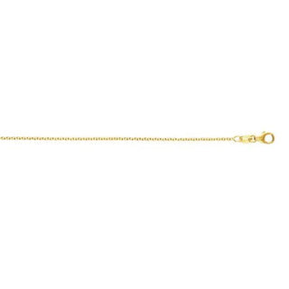 14K Gold 1.9mm Round Cable Cha