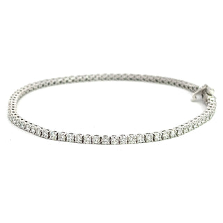 2.35 cttw Diamond Line Bracelet In Platinum