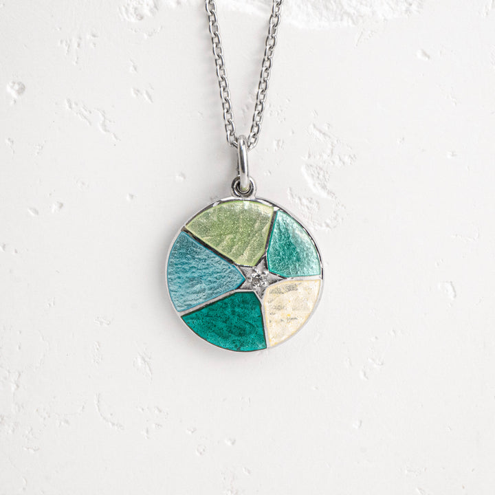 SS Green Round With Star 20" a