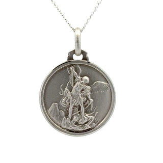 Sterling Silver St Michael 18mm