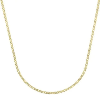 14K Gold 2.8mm Light Gourmette Chain